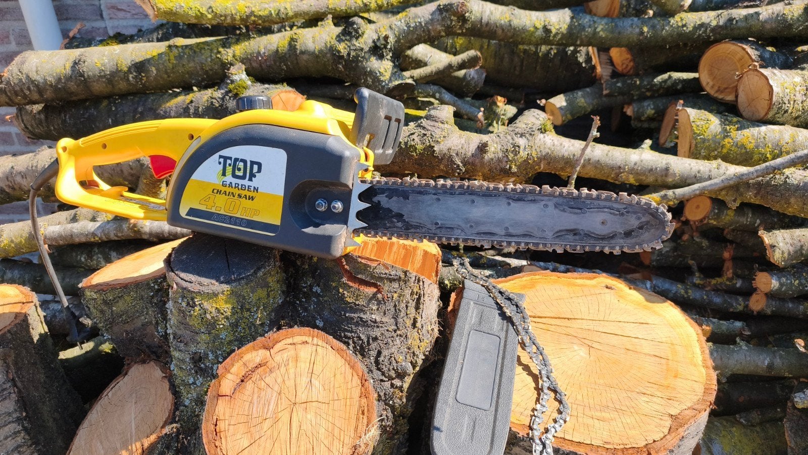 elektrische kettingzaag, Ophalen of Verzenden, Gebruikt, Overige soorten, Top Garden