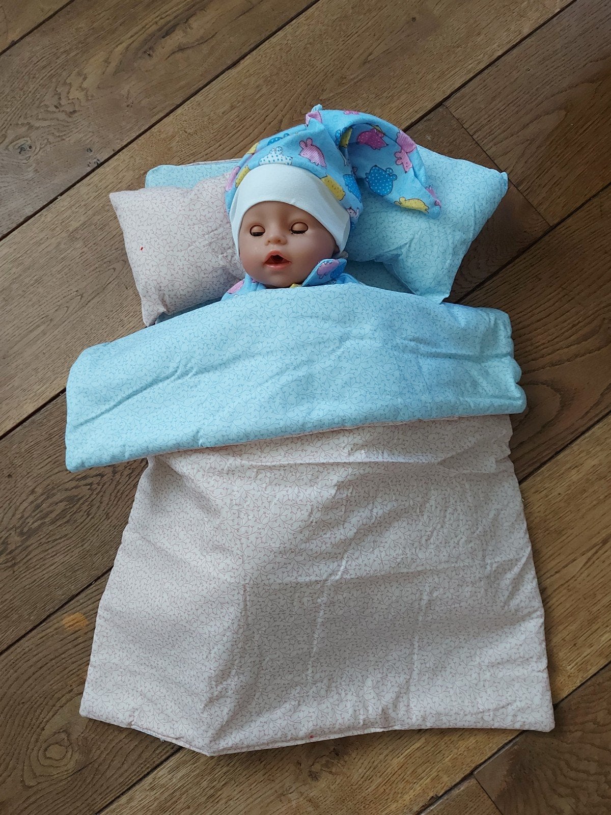 Leuke bed set 0.50x0.30 baby born, Jongetje of Meisje, Wit, Dekbedovertrek, Nieuw