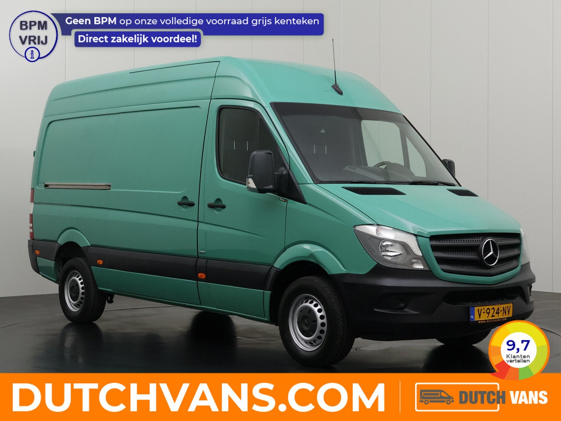 Mercedes-Benz Sprinter 140PK L2H2 | Euro 6 | 2xSchuifdeur |, 13 km/l, Gebruikt, 2000 kg, Trekhaak