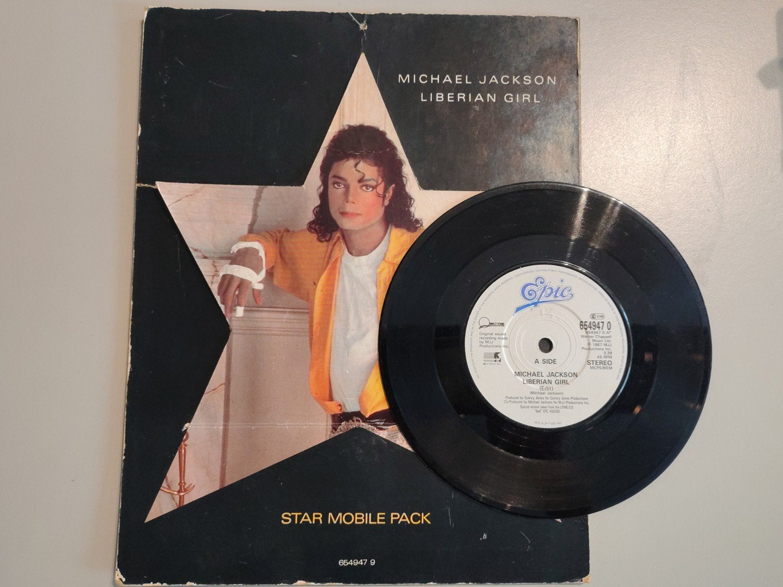Michael Jackson - Liberian Girl Single (Star Mobile Pack), Ophalen of Verzenden