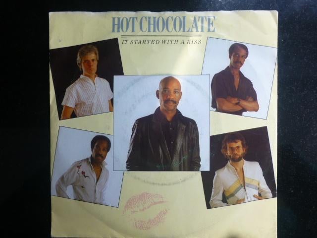 Hot Chocolate. It started with a kiss. / Emotion explosion., Cd's en Dvd's, Vinyl Singles, Gebruikt, 7 inch, Single, Ophalen of Verzenden