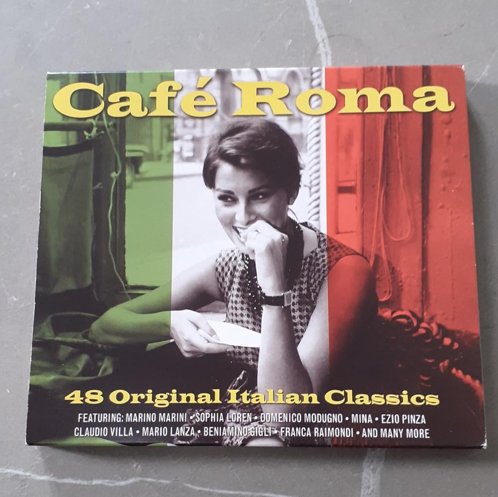 Café Roma: 48 Original Italian Classics 2CD, Ophalen of Verzenden, Zo goed als nieuw, Europees