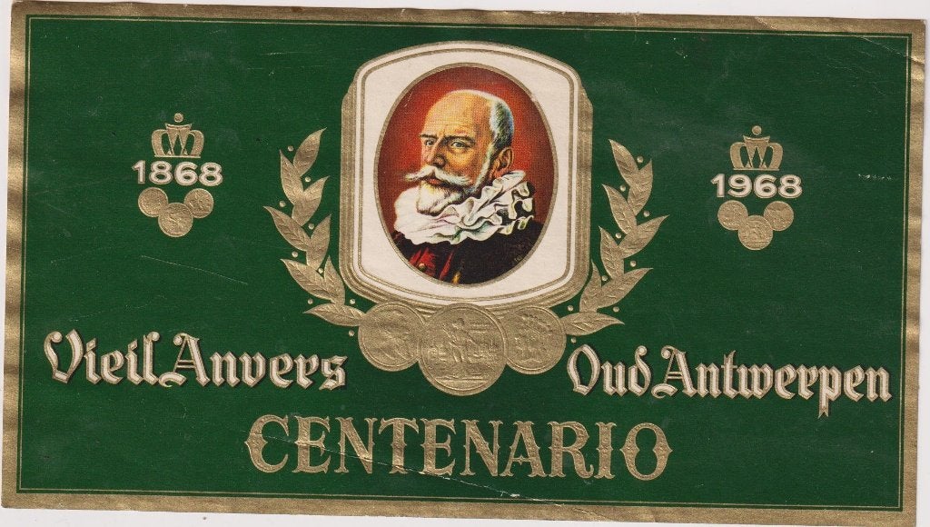 sigarenbanden - etiket - VIEIL ANVERS - VERELLEN, Ophalen of Verzenden, Gebruikt, Sigarenbandjes