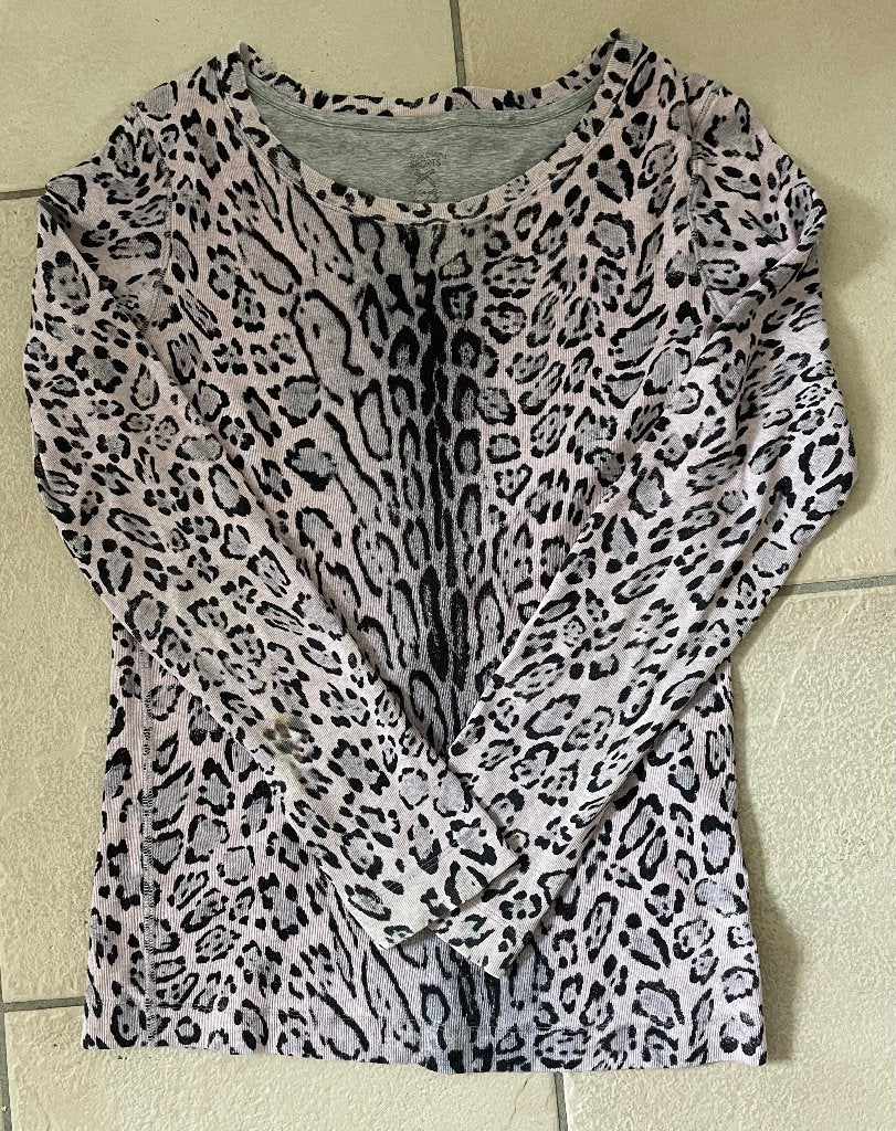 Marccain Sports shirt met dierenprint roze/zwart maat 40, Maat 38/40 (M), Verzenden, Lange mouw, Roze