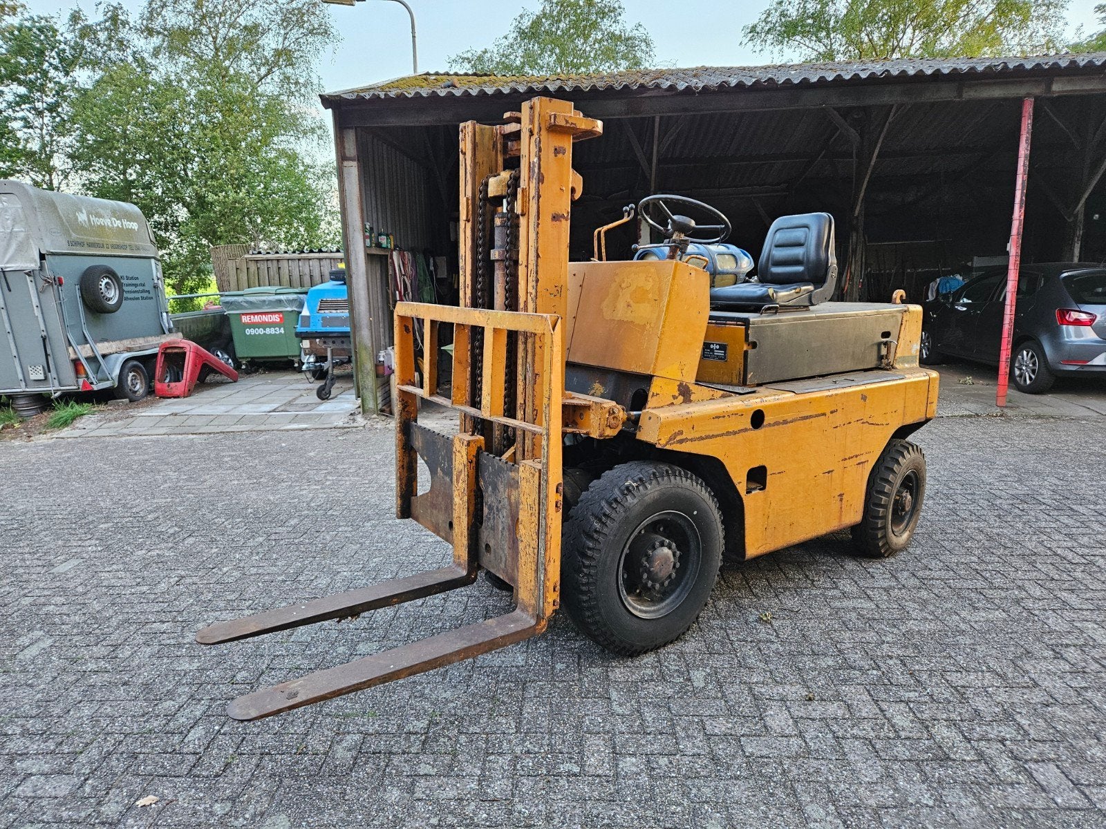 Komatsu Heftruck 3 tonner op Lpg en Benzine, Komatsu, Heftruck, 2000 tot 3000 kg, Ophalen