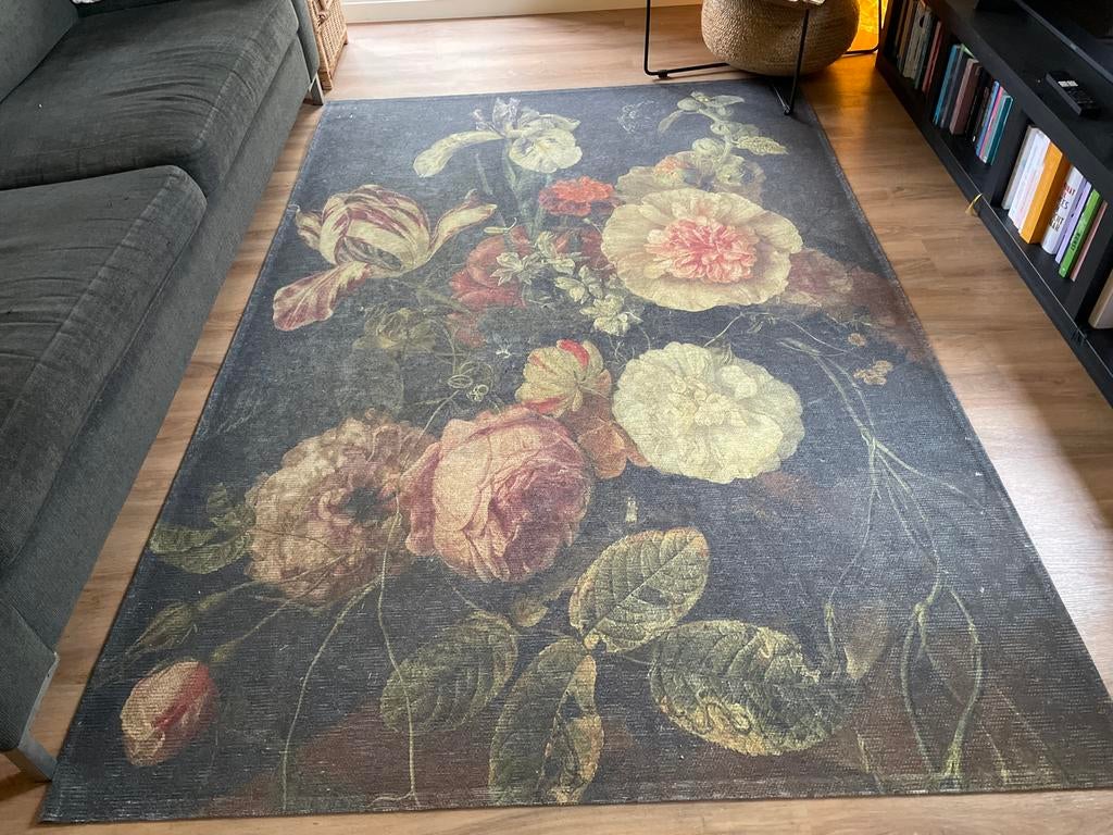 Vloerkleed Sissy-Boy Homeland Rijksmuseum bloemenprint, Huis en Inrichting, Stoffering | Tapijten en Kleden, Ophalen, Gebruikt
