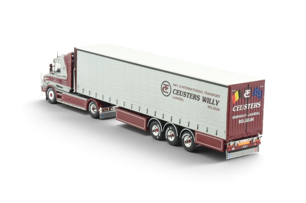 TEKNO SCANIA 4 SERIE TORPEDO  TAUTLINER  WILLY CEUSTERS, Ophalen of Verzenden, Nieuw, Bus of Vrachtwagen, Tekno