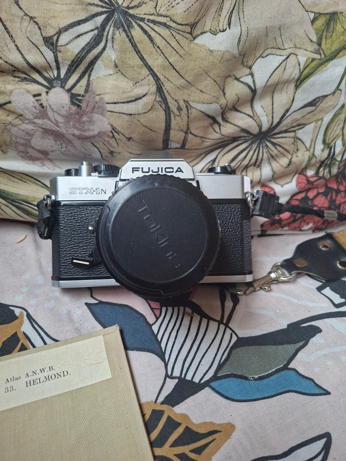 Fujica STX-1N Spiegelreflexcamera met lens, Ophalen of Verzenden, Gebruikt, Spiegelreflex, Fuji
