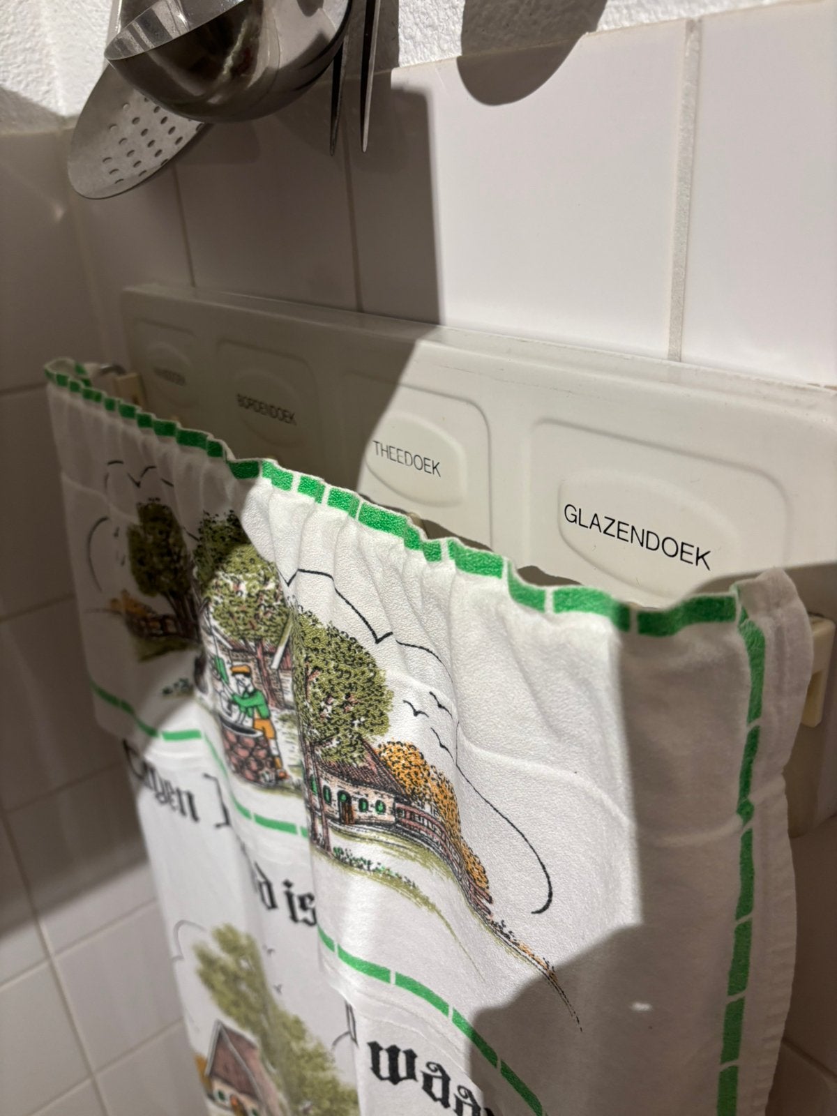 Vintage handdoeken rek compleet, Ophalen