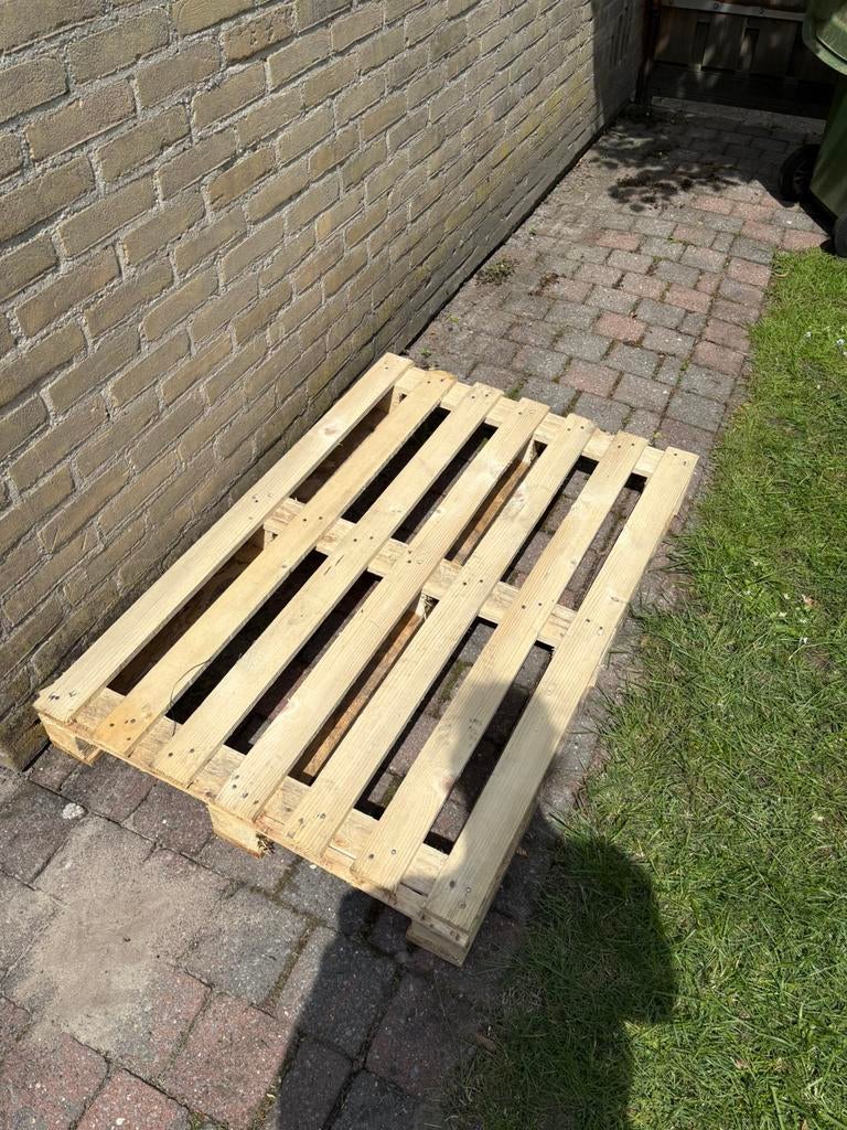 Gratis houten pallet, Doe-het-zelf en Verbouw, Hout en Planken, Ophalen, Zo goed als nieuw, Minder dan 200 cm, Vuren