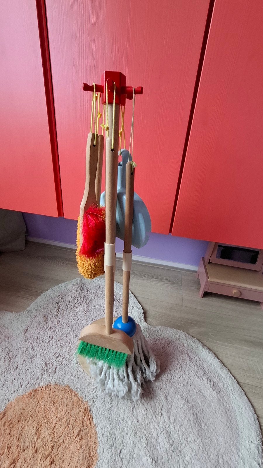 Houten speelgoed schoonmaak set, Kinderen en Baby's, Ophalen