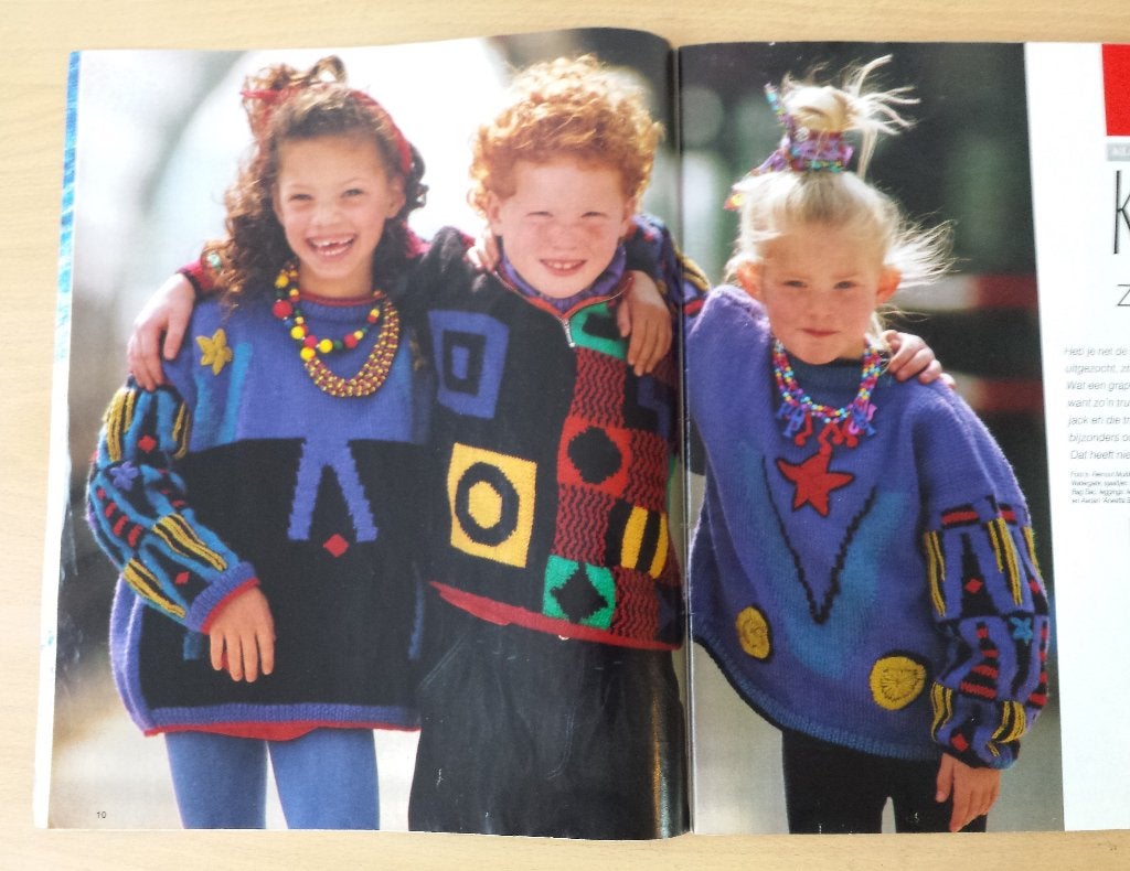 Knippie Kindermode - Najaar 1989 - naaien + breien, Kind, Knippie, Ophalen of Verzenden, Nvt