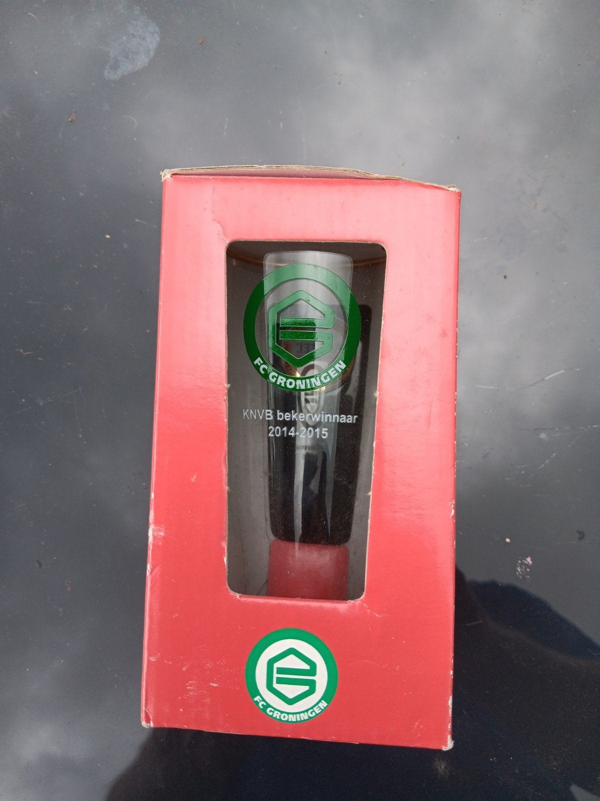 FC Groningen KNVB Bekerwinnaar 2014-2015 Amstel Bier Glas, Verzamelen, Ophalen of Verzenden, Nieuw