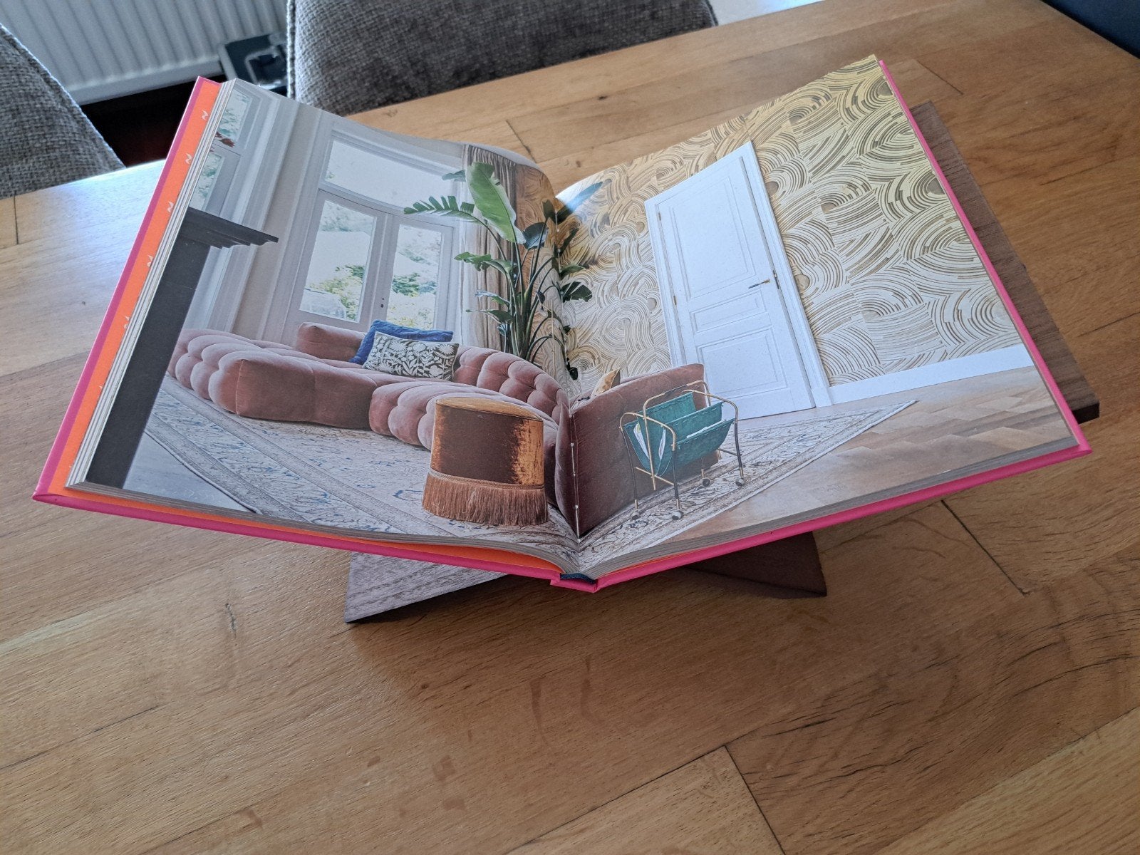 Houten Boekstandaard - zonder boek, Ophalen of Verzenden