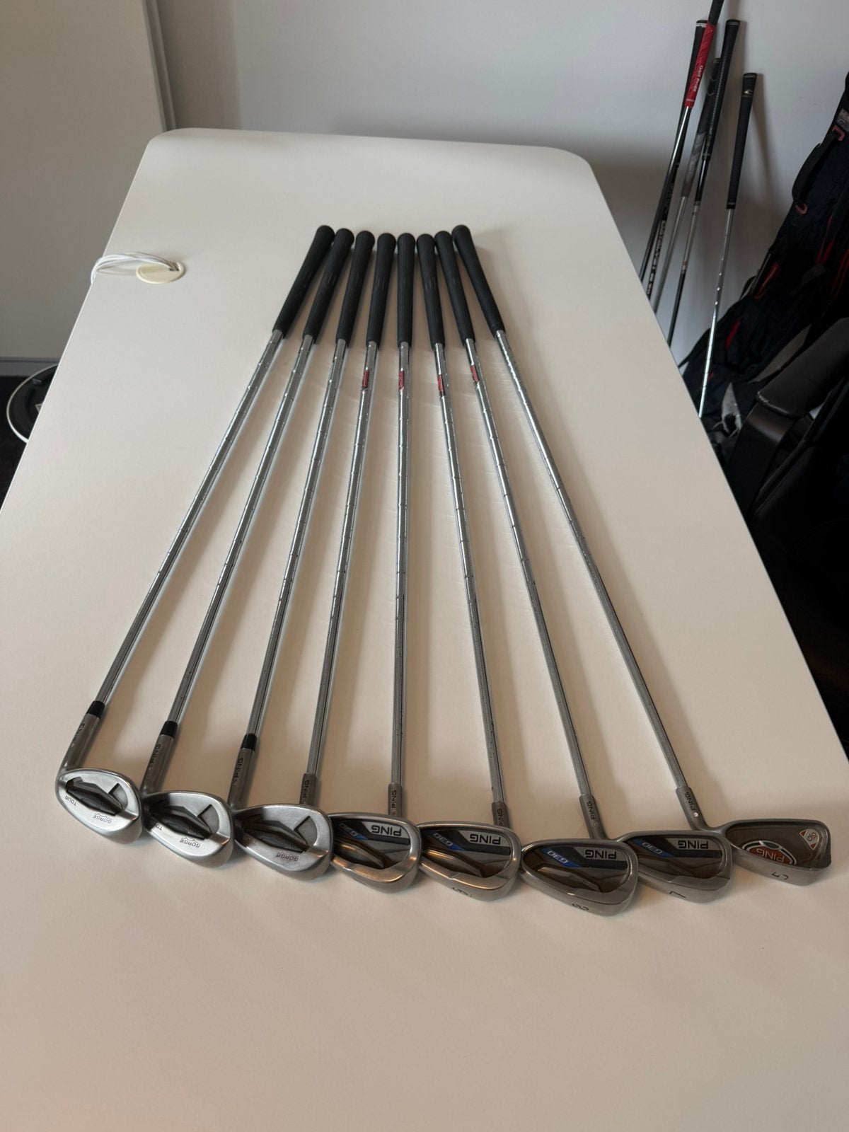 Ping G30 58-5 - R flex staal - Testen ok! Wedges ook los, Ping, Gebruikt, -, -
