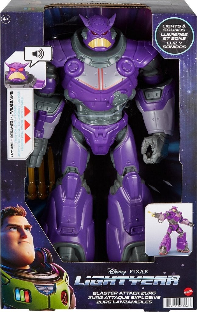 Disney Pixar Lightyear: Blaster Attack Zurg, ., Nieuw, Ophalen of Verzenden, .