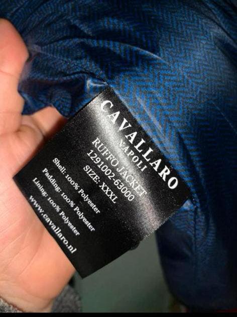 Cavallaro Napoli Ruffo Jacket XXXL - Zo goed als nieuw, Ophalen of Verzenden, Zo goed als nieuw, Overige maten, Blauw