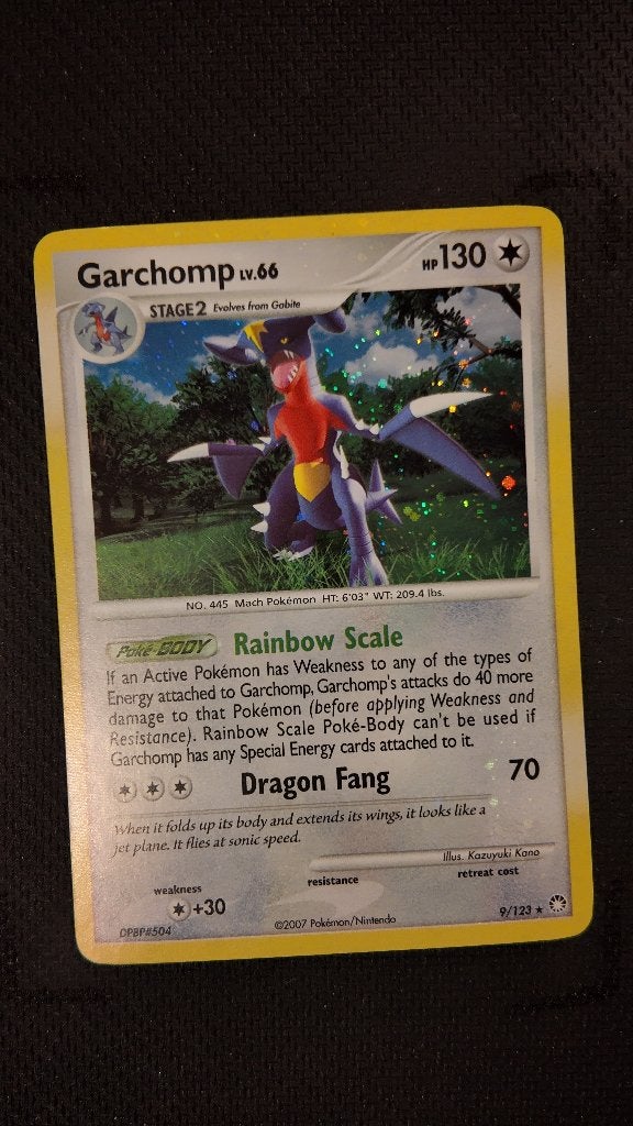 Garchomp 2 9 Mysterious Treasures | Pokemon kaart, Ophalen, Zo goed als nieuw, Losse kaart, Foil