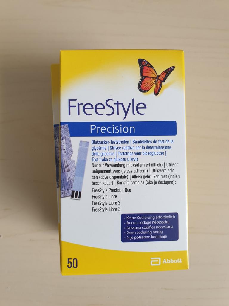 3x Abbott FreeStyle Precision bloedglucoseteststrips, Ophalen of Verzenden, Nieuw, Overige typen