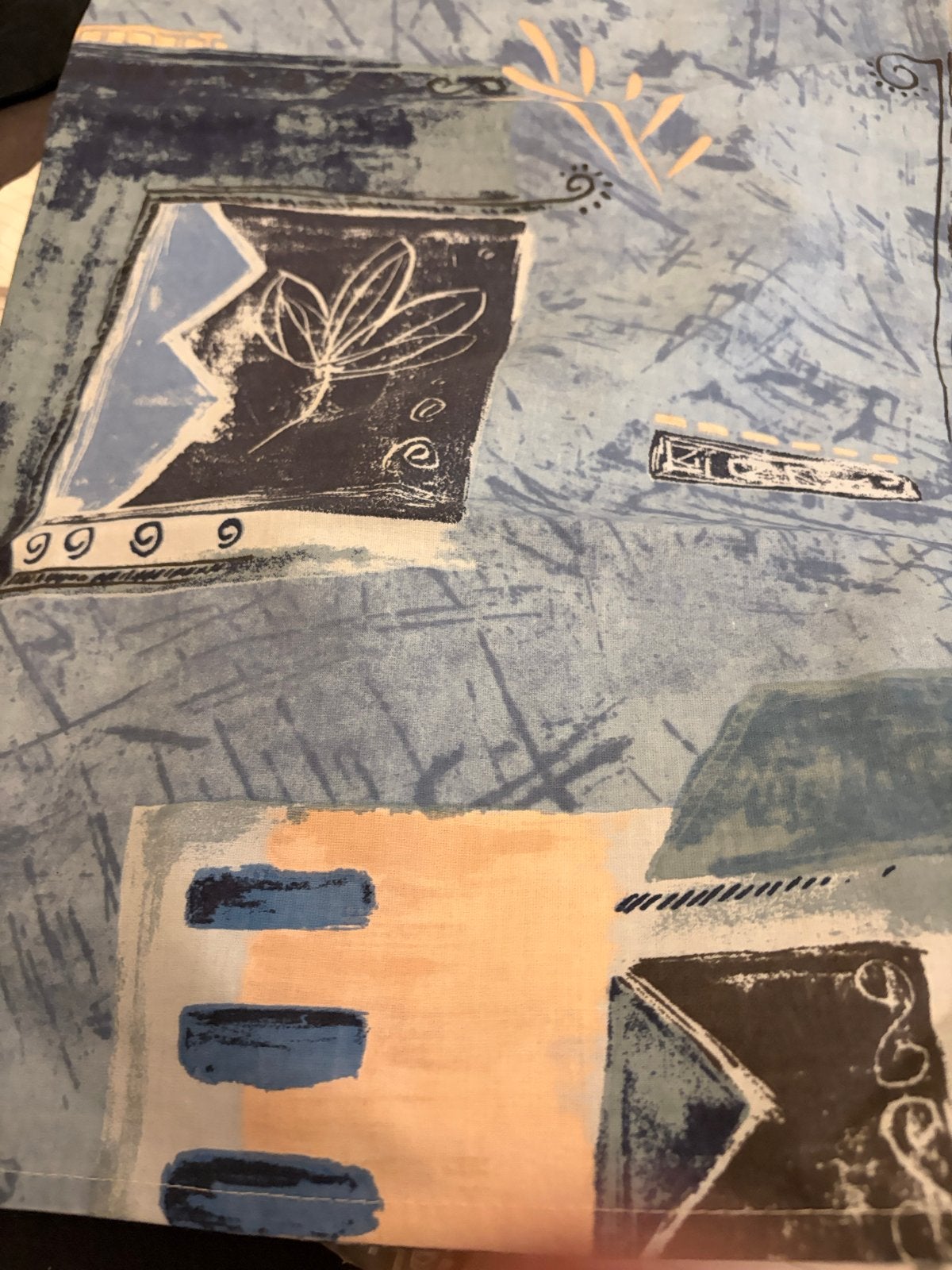 Isabella voortent gordijnen - 6 stuks, blauw, Caravans en Kamperen, Caravan accessoires, Ophalen of Verzenden, Gebruikt