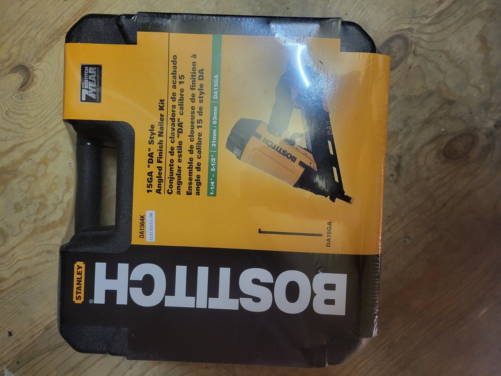 Stanley Bostitch DA15G4K 15GA afwerktacker., Ophalen of Verzenden, Nieuw