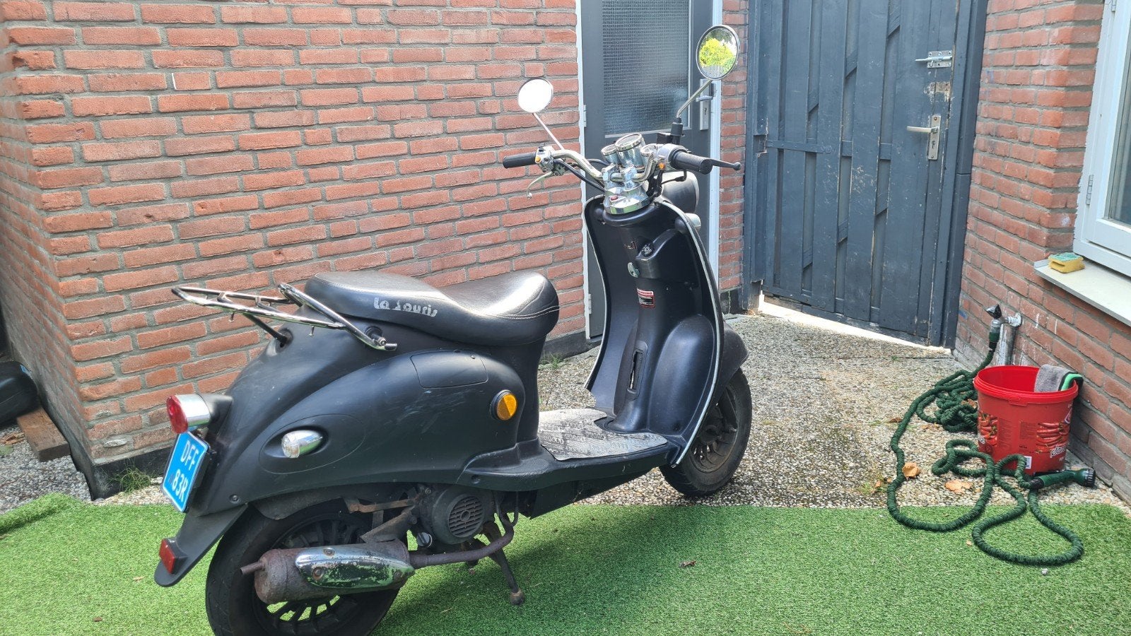 La Souris scooter - Mat zwart, Ophalen, Gebruikt, Benzine, Overige merken