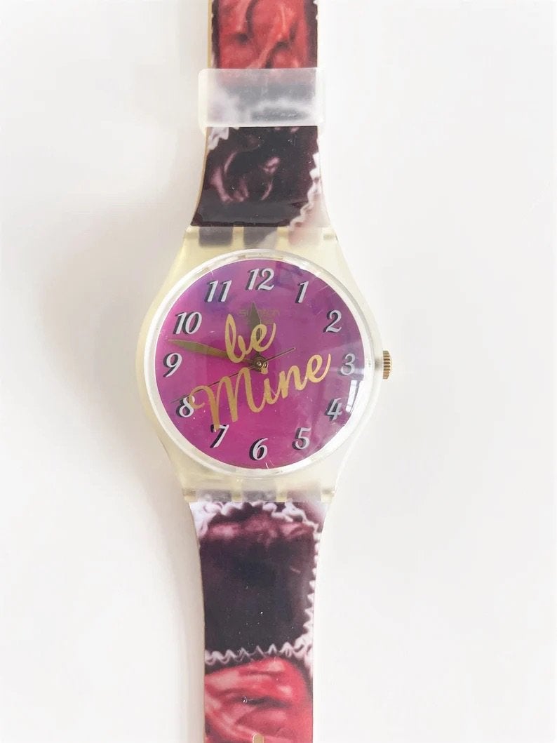Swatch horloge “Be Mine GK291” uit 1999 (Collectors item), Ophalen of Verzenden, Zo goed als nieuw