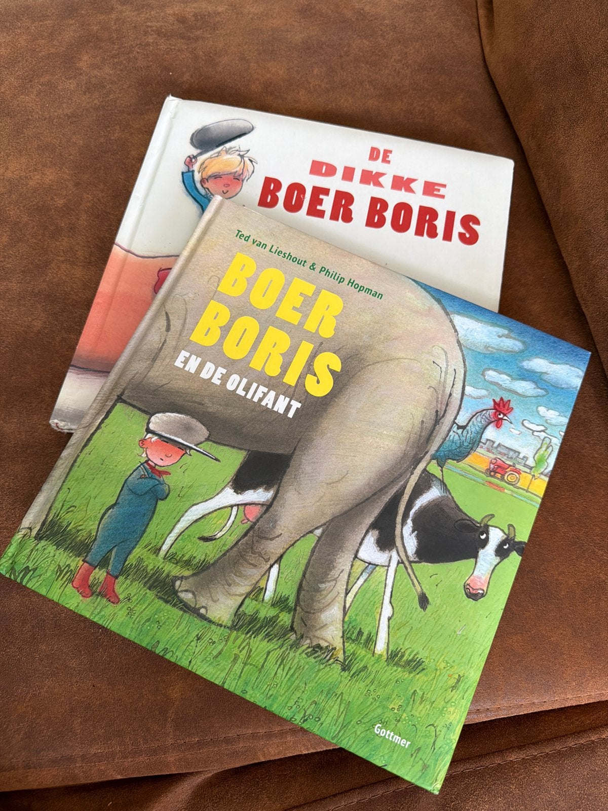 2x Boer Boris boeken: 'De Dikke Boer Boris' en 'Boer Boris e, Ophalen of Verzenden, Gelezen, Fictie algemeen