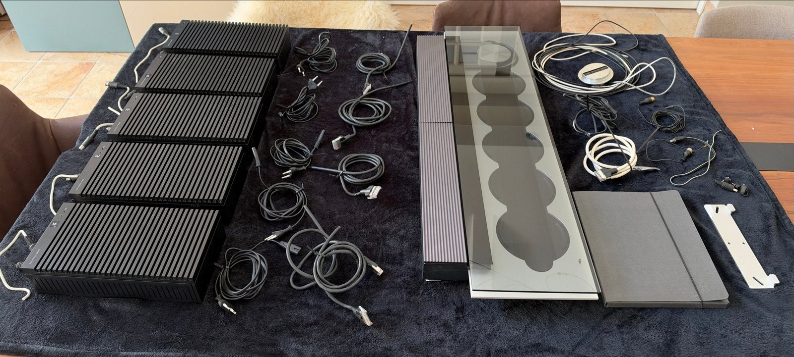 B&O BeoSound 9000 + 5x BeoLink Passive complete set, Ophalen, Zo goed als nieuw, Overige merken, Wisselaar
