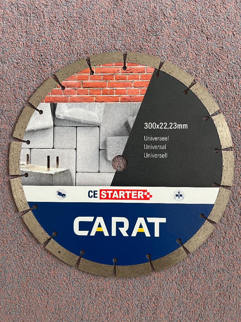 Carat universeel diamant zaagblad 300x22,23 (starter), Ophalen of Verzenden, Nieuw