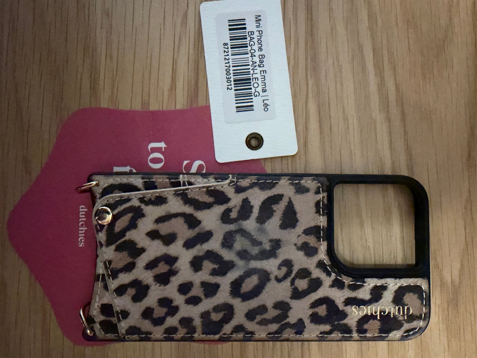 Dutchies Leo iPhone 13 pro hoesje, Ophalen of Verzenden, Gebruikt, IPhone 13 Pro