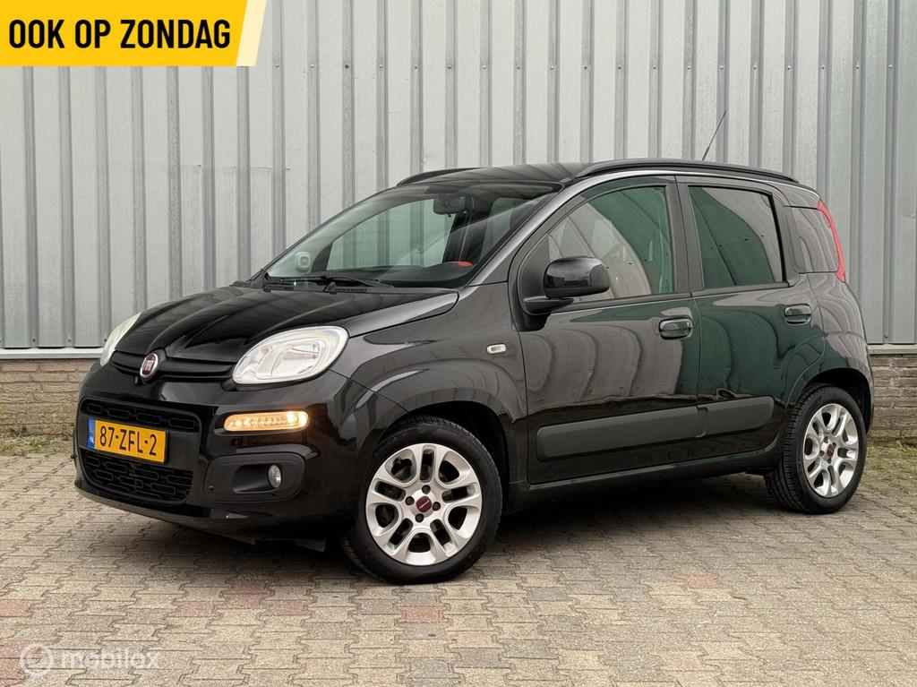 Fiat Panda 0.9 TwinAir Easy | Camera | Airco | 5-Deurs, Auto's, Voorwielaandrijving, Euro 5, 40 €/maand, Zwart