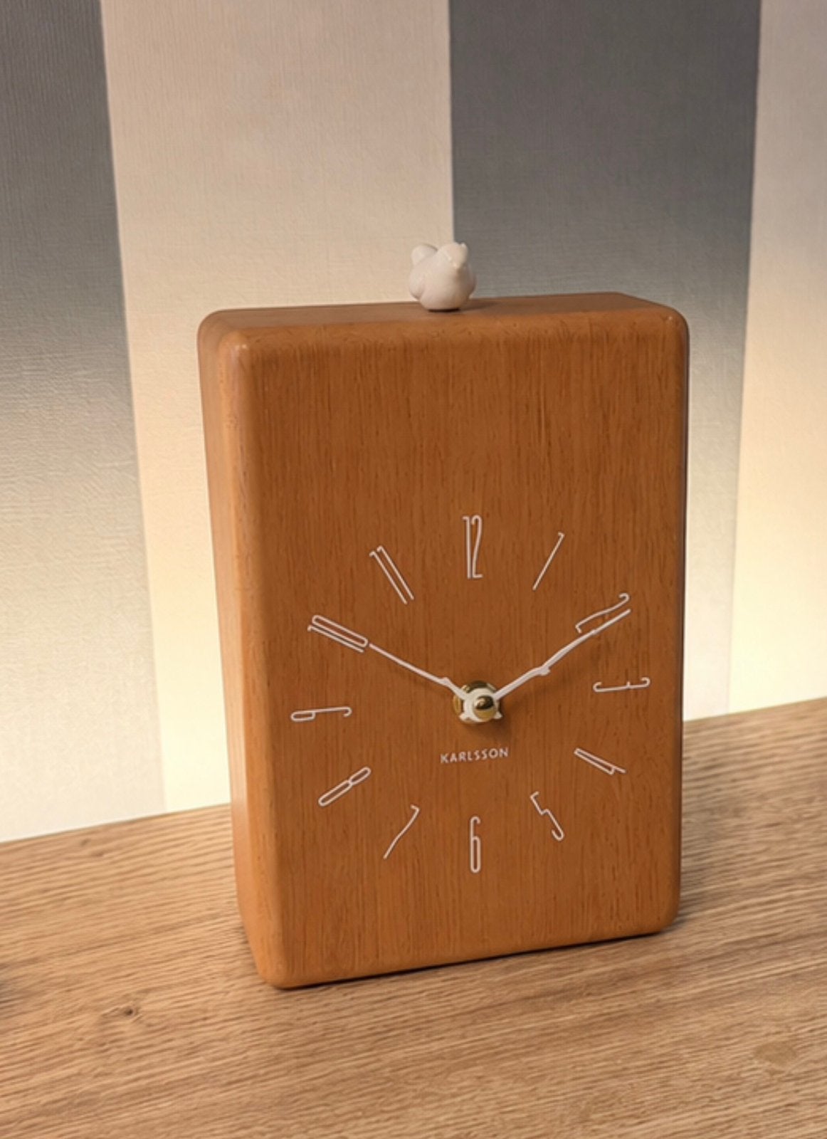 Karlsson klokje hout, Ophalen of Verzenden, Nieuw, Wandklok