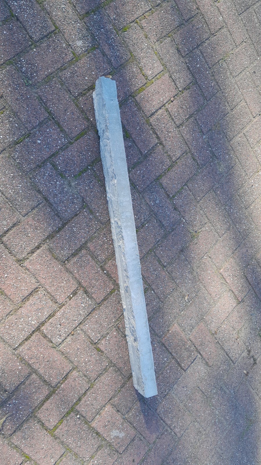 Betonlatei 6 x 10 cm lengte 125 cm, Ophalen, Gebruikt, Kalkzandstenen