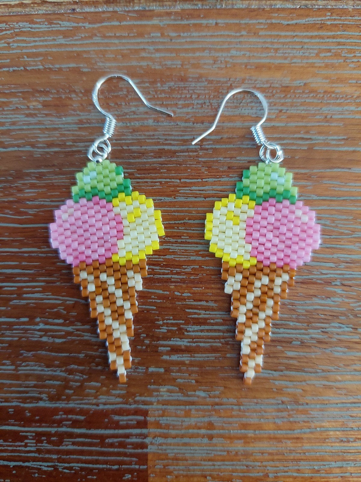 Oorbellen ijsjes, Overige materialen, Hangers, Overige kleuren, Nieuw