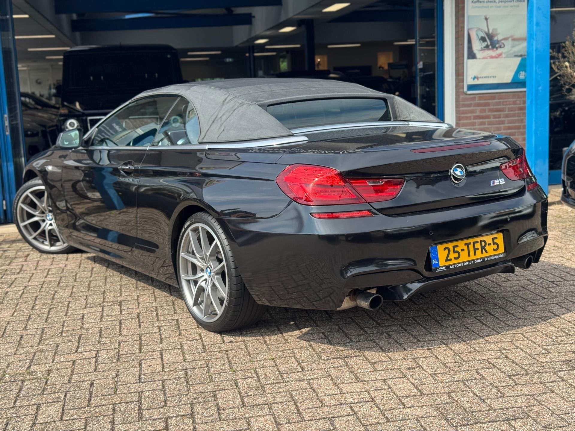 BMW 6-serie Cabrio 640i High Executive 2012 AUT NAVI FULL!, Auto's, BMW, Achterwielaandrijving, Gebruikt, Zwart, Cabriolet