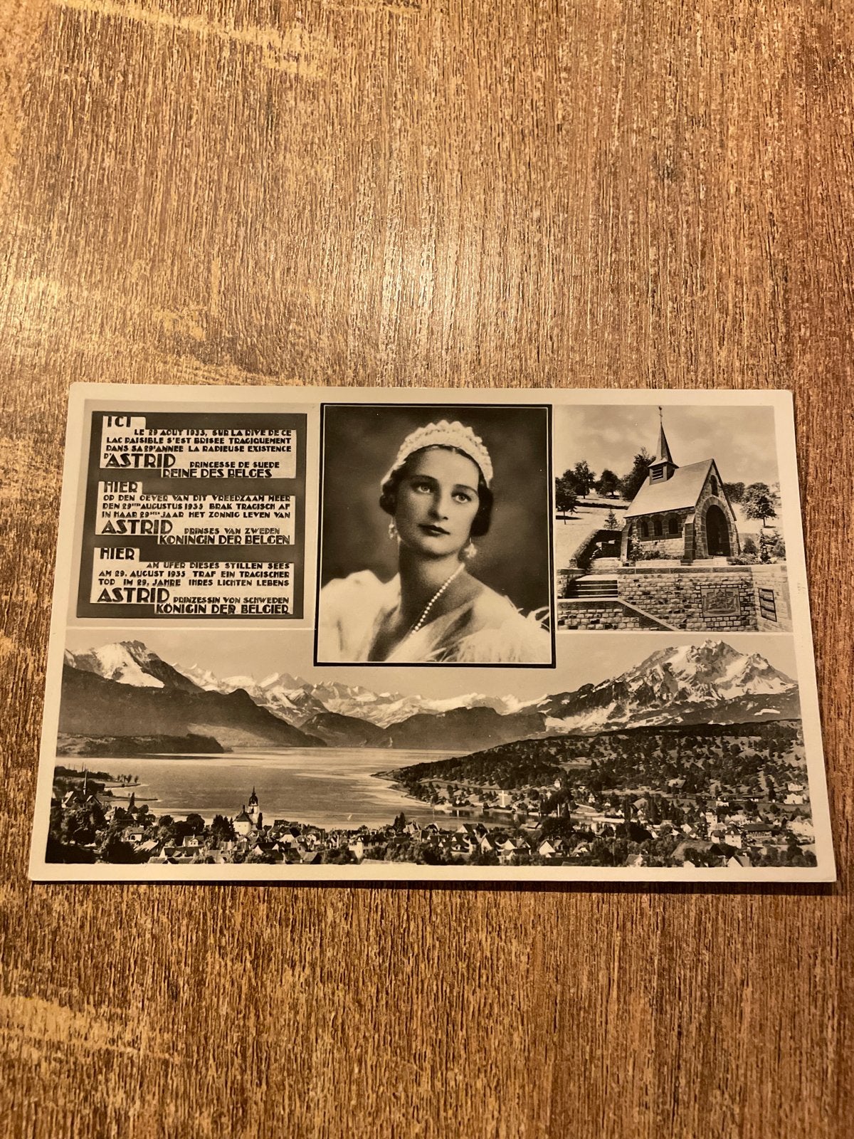 Oude ansichtkaart Koningin Astrid van België, Verzamelen, Ophalen of Verzenden, 1920 tot 1940, Gelopen, België en Luxemburg