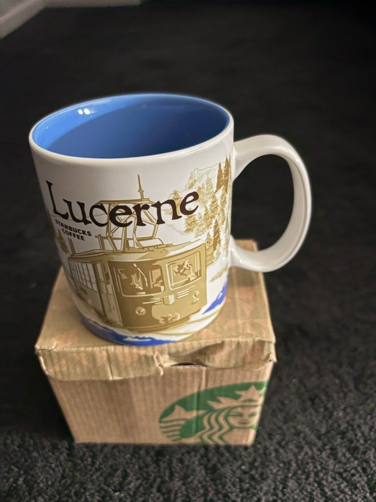 Starbucks Lucerne Mok - Nieuw in doos, Overige typen, Nieuw, Ophalen of Verzenden, Steen/keramiek