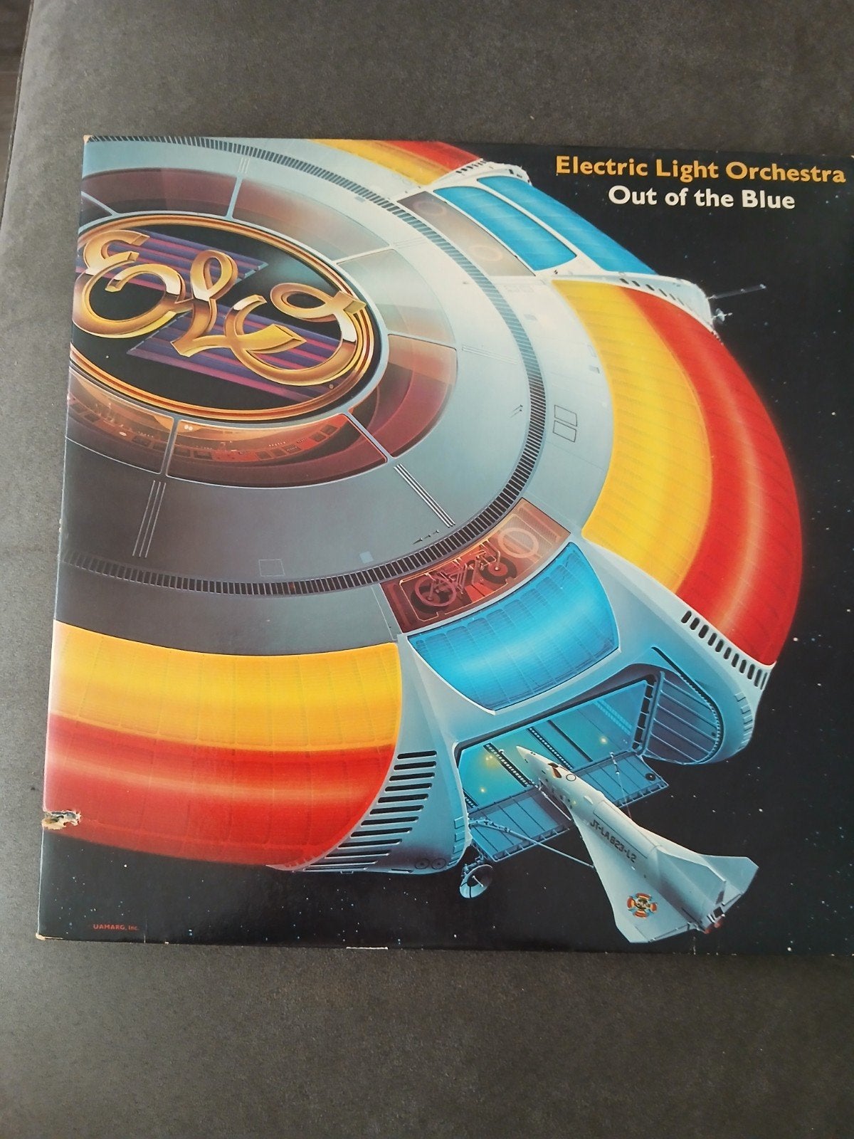 ELO - Out of the Blue dubbel LP (beschadigd), Ophalen, Gebruikt, Pop, Dubbel-LP