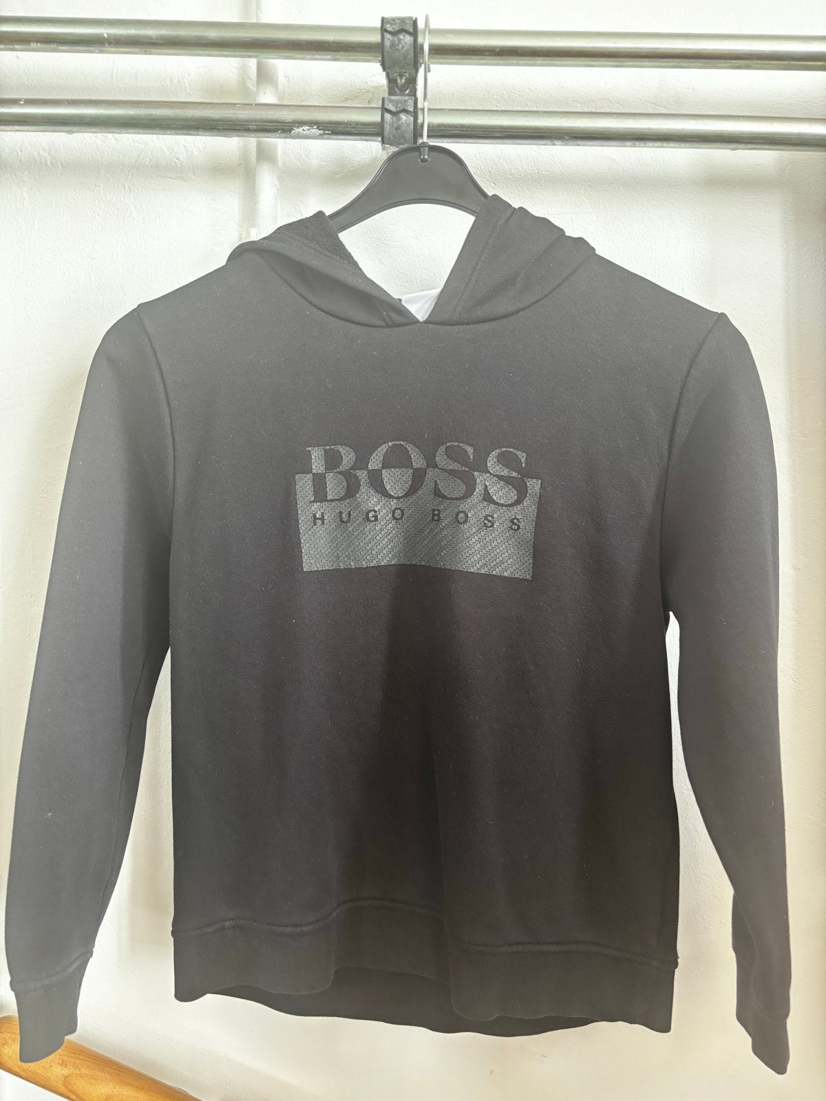 Hugo Boss hoodie zwart - Zo goed als nieuw, Ophalen of Verzenden, Zo goed als nieuw, Jongen of Meisje, Trui of Vest