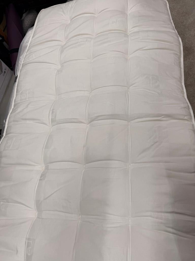 Treca geheel natuurlijke topmatras 90x200 - Nieuw, Ophalen, 90 cm, Eenpersoons, Nieuw