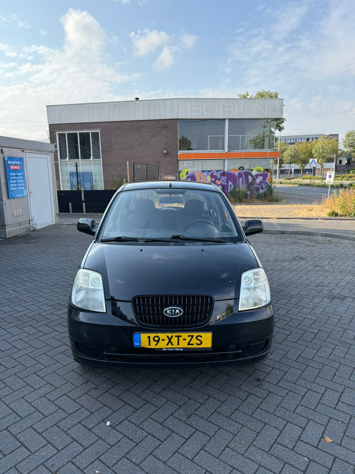 Kia Picanto 1.0 2007 Zwart, Auto's, Kia, Voorwielaandrijving, 4 cilinders, 61 pk, Zwart