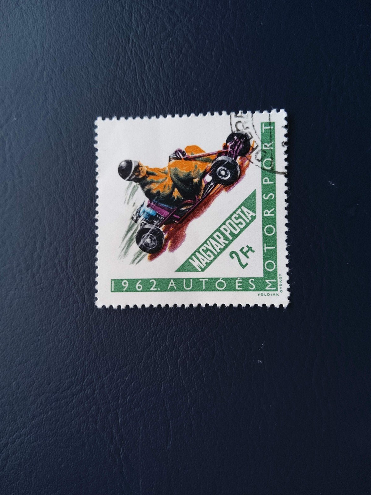 Hongarije 1962 Motorsport Postzegel - Auto en Motor, Postzegels en Munten, Postzegels | Europa | Hongarije, Ophalen of Verzenden