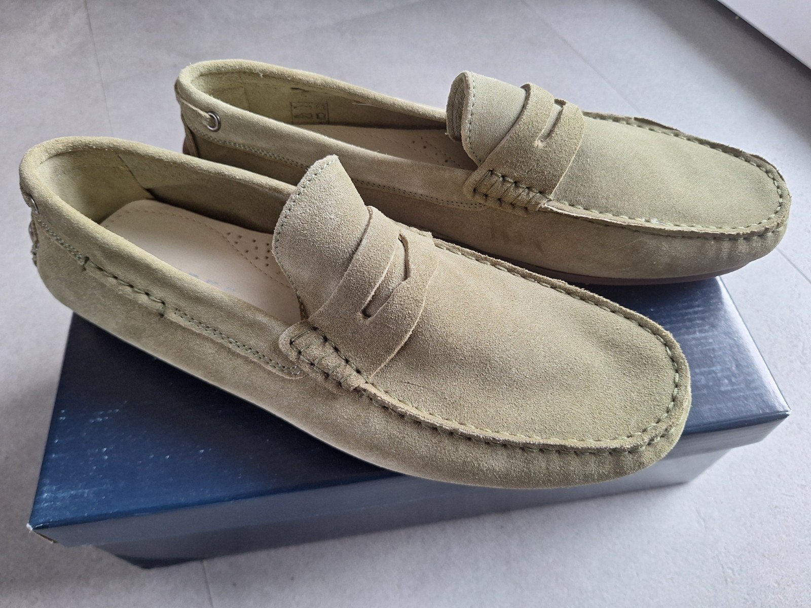 Cypres leren heren mocassins groen maat 44, Kleding | Heren, Schoenen, Overige kleuren, Nieuw, Ophalen of Verzenden, Espadrilles of Moccasins