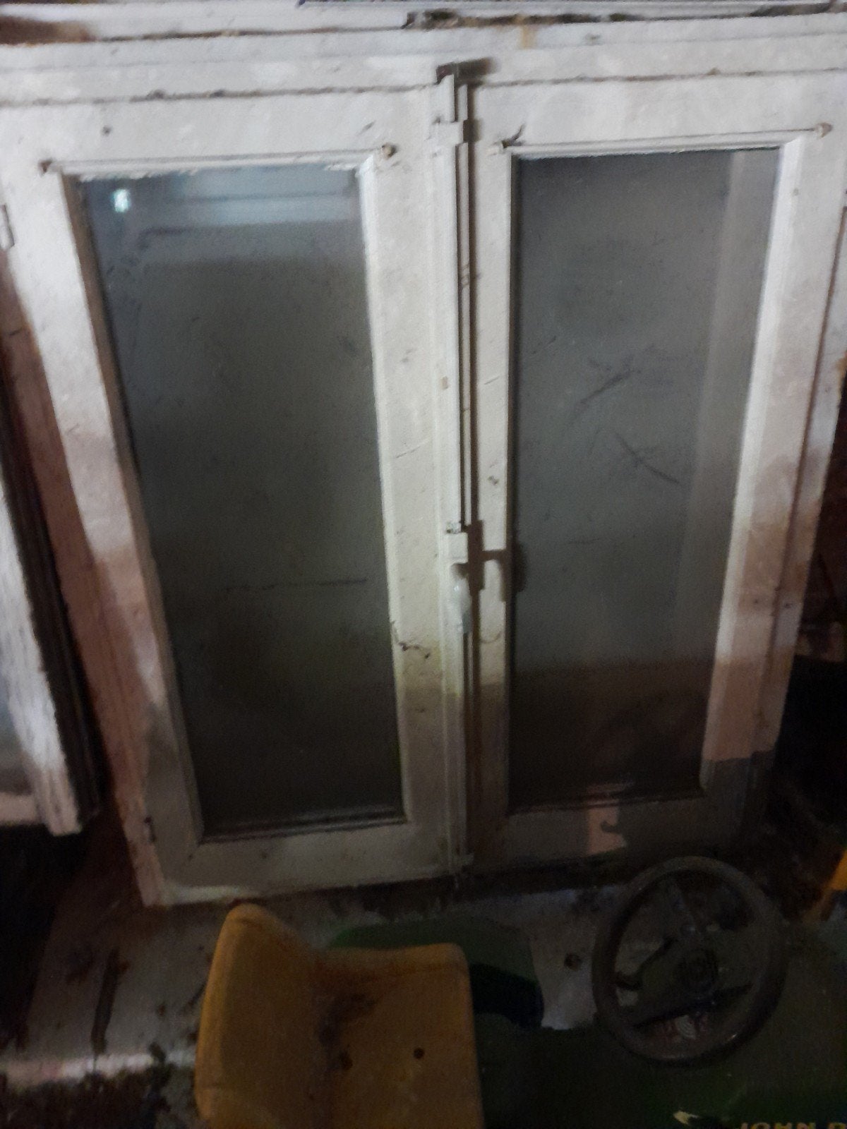 2 houten  ramen, Ophalen, Gebruikt