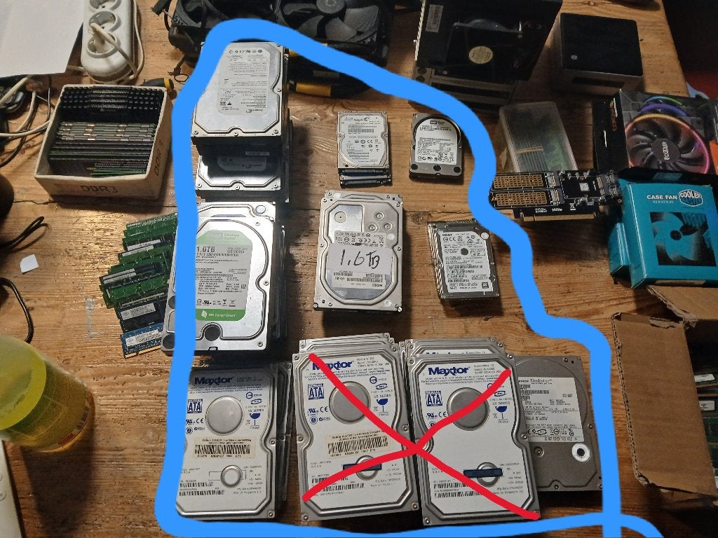 Harde schijven HDD, Computers en Software, Harde schijven, Gebruikt, Desktop, Intern, HDD, SATA, Verzenden
