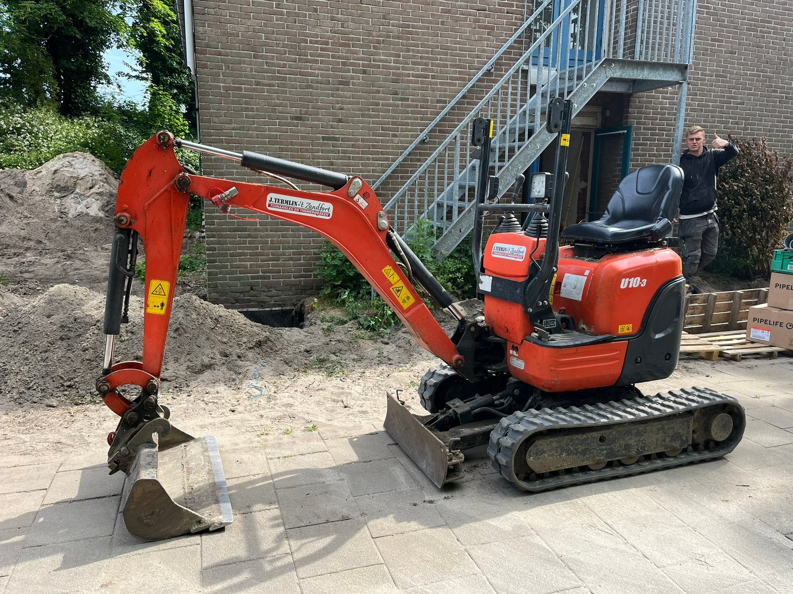 Kubota u10-3 mini graafmachine 1000 uur, Zakelijke goederen, Machines en Bouw | Kranen en Graafmachines, Kubota, Kubota, Ophalen of Verzenden