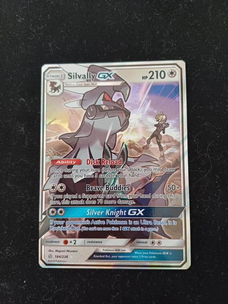 Pokémon Silvally GX 184/236, Ophalen of Verzenden, Losse kaart