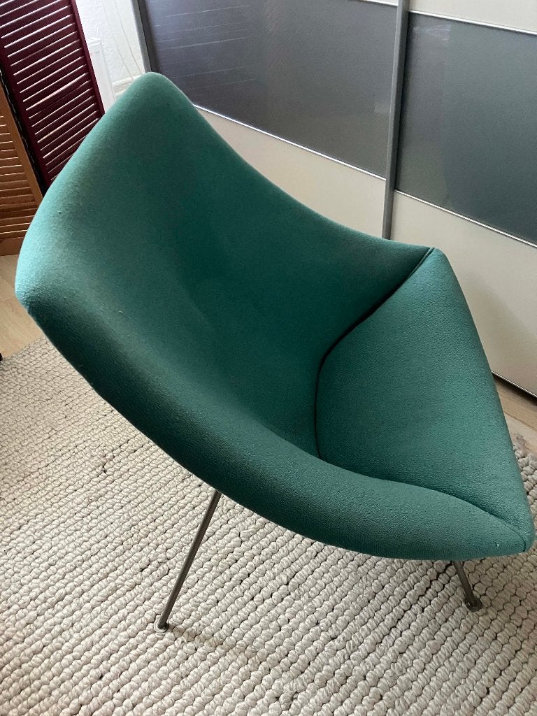 Pierre Paulin Artifort F156 'Little Oyster' 1959–1960s, Ophalen, Gebruikt, 75 tot 100 cm, Vintage 50e jaren