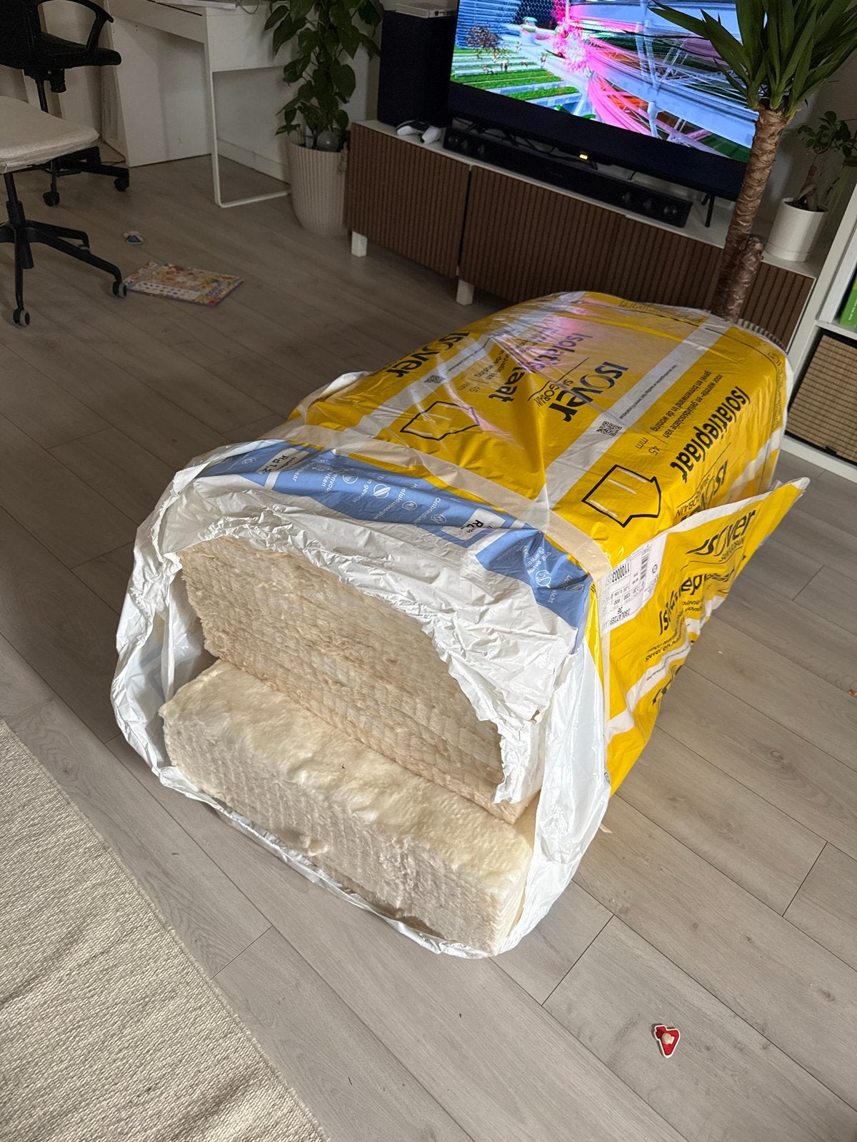 ISOVER Isolatieplaat Glaswol 45mm - Nieuw, Nieuw, Minder dan 5 m², Muurisolatie, Glaswol